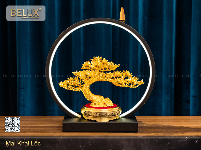 Mai khai lộc mạ vàng 24k&nbsp;